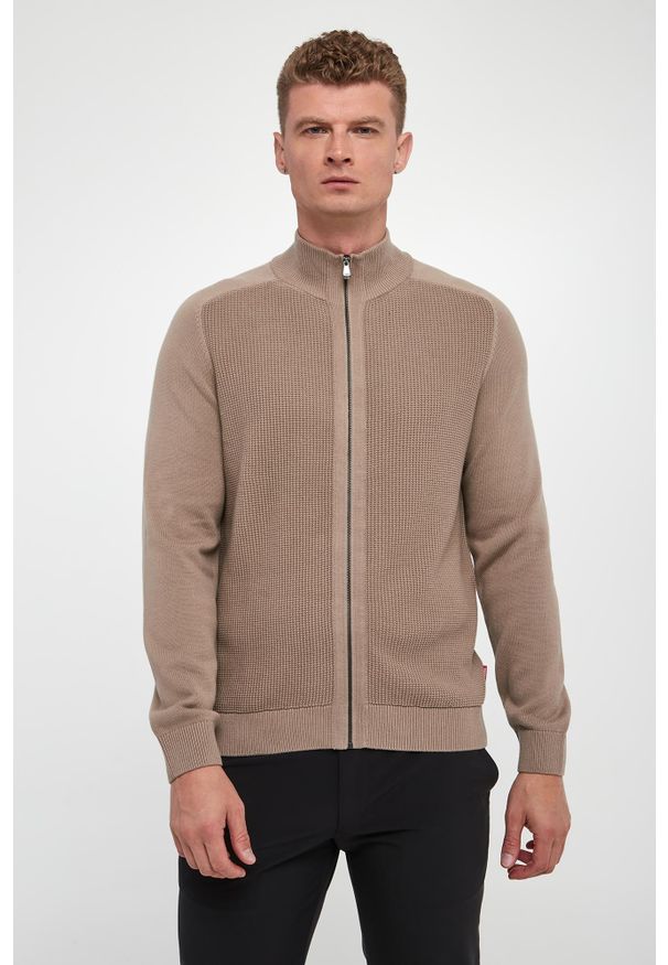 JOOP! Jeans - Sweter męski zapinany na zamek Olegor JOOP! JEANS