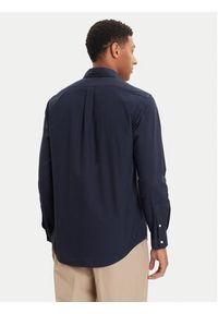 Polo Ralph Lauren Koszula Bsr 710772290 Granatowy Custom Fit. Typ kołnierza: polo. Kolor: niebieski. Materiał: bawełna