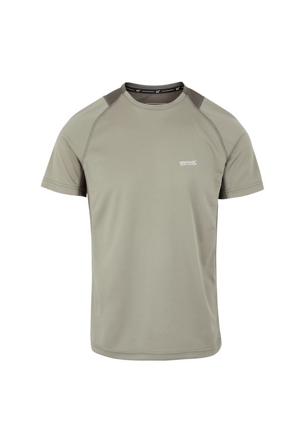 Regatta - T-shirt Męski Virda IV. Kolor: wielokolorowy, beżowy, zielony