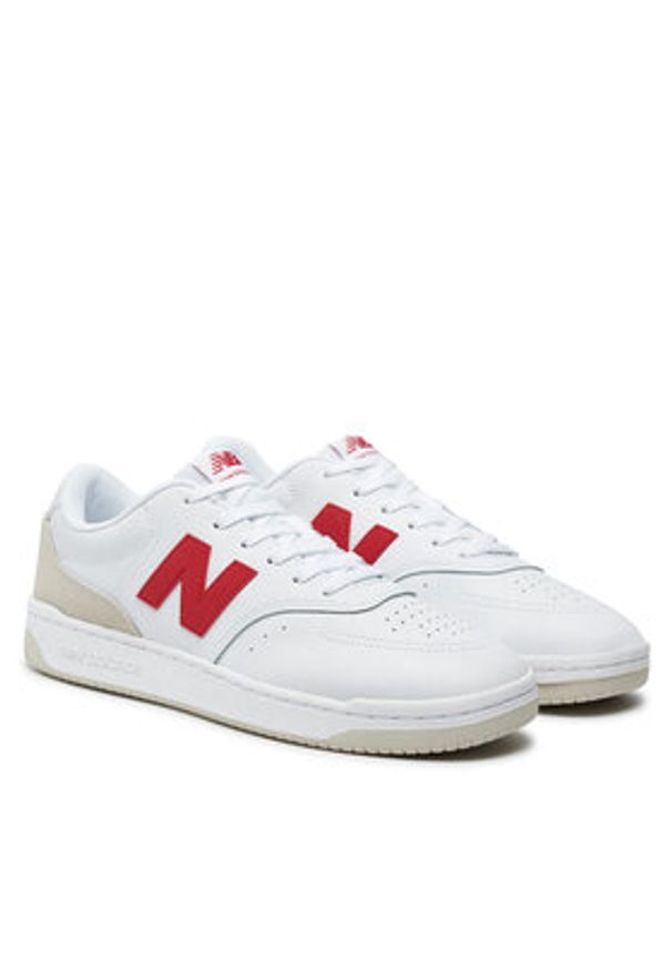 New Balance Sneakersy BB80RTB Biały. Kolor: biały. Materiał: skóra