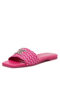 Juicy Couture Klapki HY24111-1 Różowy. Kolor: różowy. Materiał: materiał
