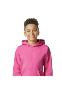 GILDAN - Bluza Dziecięca Softstyle Plain Fleece Midweight Hoodie. Kolor: różowy
