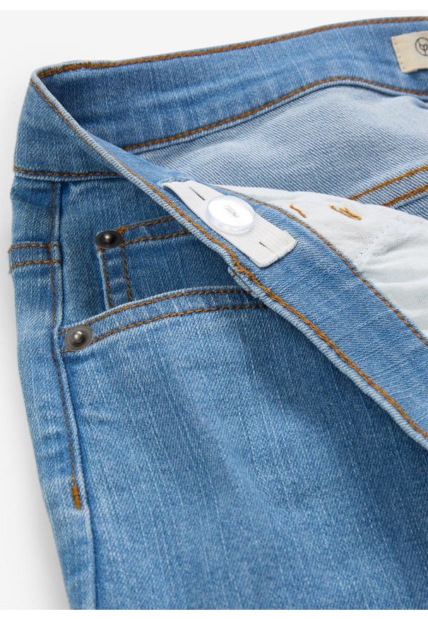 bonprix - Dżinsy ze stretchem extra Loose Fit Straight. Kolor: niebieski