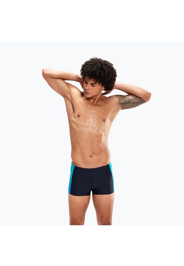 Bokserki kąpielowe męskie Speedo Dive. Kolor: wielokolorowy, niebieski, czarny. Materiał: lycra, poliester