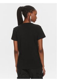 Pinko T-Shirt 100789 A1P8 Czarny Regular Fit. Kolor: czarny. Materiał: bawełna