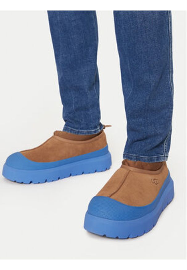 Ugg Śniegowce M Tasman Weather Hybrid 1144096 Brązowy. Kolor: brązowy. Materiał: skóra