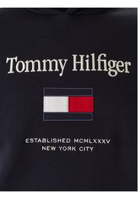 TOMMY HILFIGER - Tommy Hilfiger Bluza Embro Flag MW0MW42735 Granatowy Regular Fit. Kolor: niebieski. Materiał: bawełna, syntetyk #7