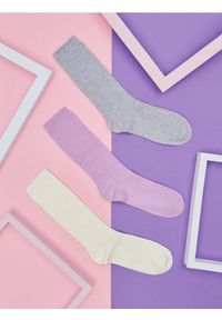 Sinsay - Skarpetki 3 pack - wielobarwny. Materiał: materiał, prążkowany