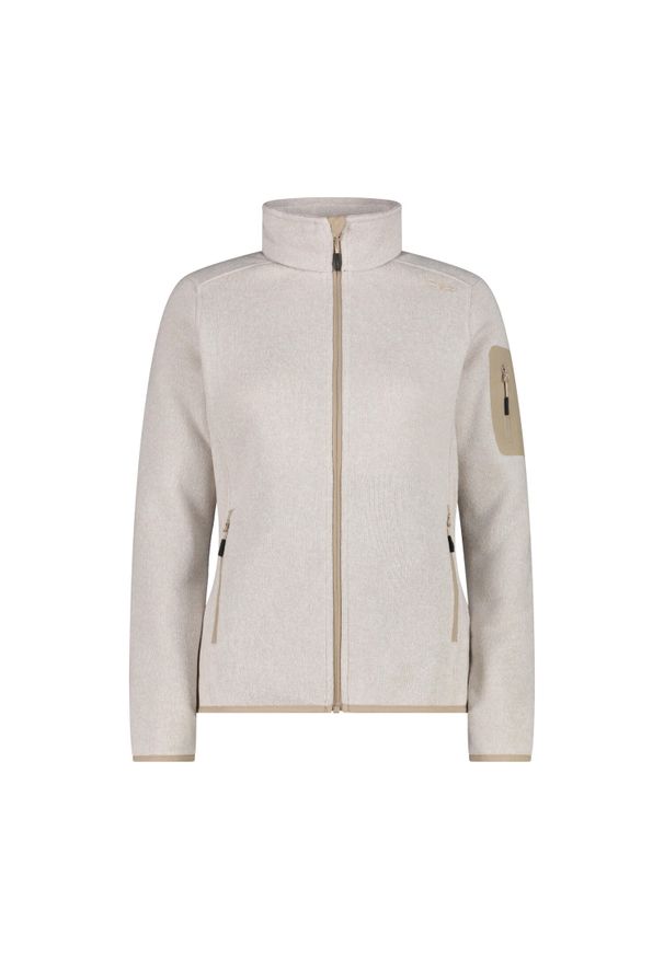Bluza damska turystyczna CMP 3H14746. Kolor: beżowy. Materiał: polar. Sport: turystyka piesza