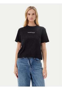 Guess Jeans T-Shirt W5RI4 2K8HM0 Czarny Regular Fit. Kolor: czarny. Materiał: bawełna