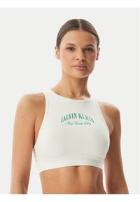 Calvin Klein Underwear Top LV00QF8707 Kremowy. Kolor: kremowy. Materiał: bawełna #1