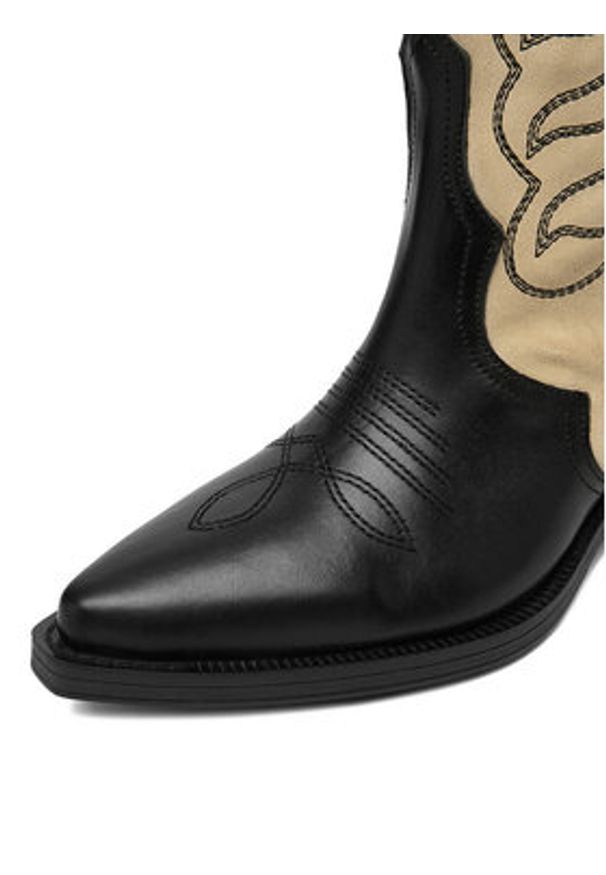 Badura Kowbojki EO-BAYLOR-5033-25 Beżowy. Kolor: beżowy. Materiał: skóra, zamsz