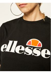 Ellesse T-Shirt Alberta Crop SGS04484 Czarny Regular Fit. Kolor: czarny. Materiał: bawełna