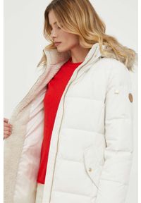 Lauren Ralph Lauren kurtka puchowa damska kolor beżowy zimowa. Kolor: beżowy. Materiał: puch. Sezon: zima #4