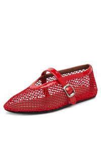 Badura Baleriny MIMOSA-SLT-24067P-52 Czerwony. Kolor: czerwony. Materiał: materiał