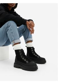Roxy Trzewiki CEO-V12-1125 Czarny. Kolor: czarny. Materiał: materiał #6