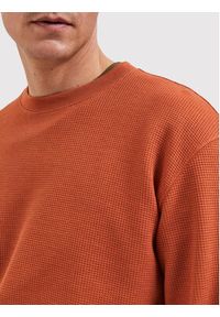 Selected Homme Bluza Morell 16085661 Brązowy Regular Fit. Kolor: brązowy. Materiał: bawełna #5
