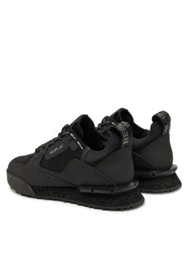 Replay - REPLAY Sneakersy GMS1P .000.C0061L Czarny. Kolor: czarny. Materiał: materiał