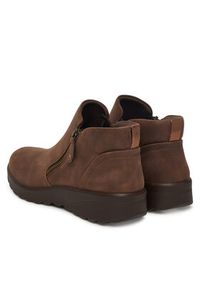 skechers - Skechers Botki Lovely Vibe 158952/CHOC Brązowy. Kolor: brązowy. Materiał: materiał #6