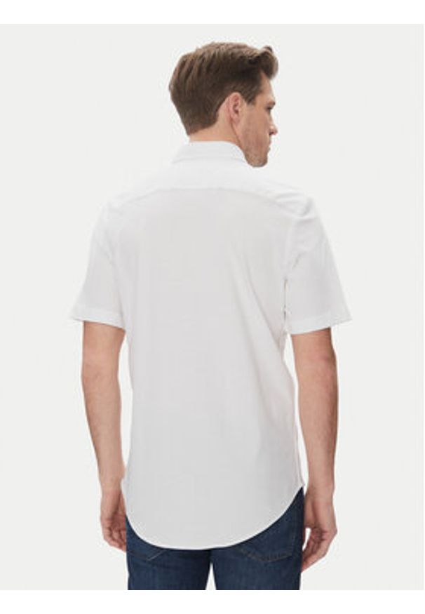 TOMMY HILFIGER - Tommy Hilfiger Koszula Performance MW0MW38663 Biały Regular Fit. Kolor: biały. Materiał: bawełna