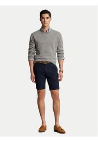Polo Ralph Lauren Szorty materiałowe 710646709009 Granatowy Slim Fit. Kolor: niebieski. Materiał: bawełna