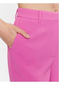 Bruuns Bazaar Spodnie materiałowe Floretta Cassa BBW3367 Różowy Regular Fit. Kolor: różowy. Materiał: syntetyk