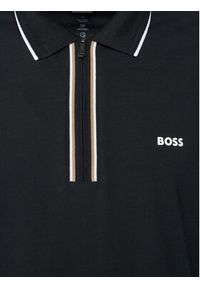 BOSS Polo Philix 50544450 Czarny Slim Fit. Typ kołnierza: polo. Kolor: czarny. Materiał: bawełna #3