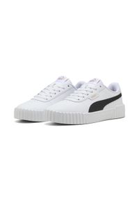 Puma - Buty damskie PUMA Carina 3.0. Okazja: na plażę. Kolor: biały. Sezon: lato. Styl: klasyczny
