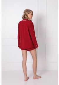 Aruelle Piżama Michaela damska kolor czerwony. Kolor: czerwony. Długość: długie #2