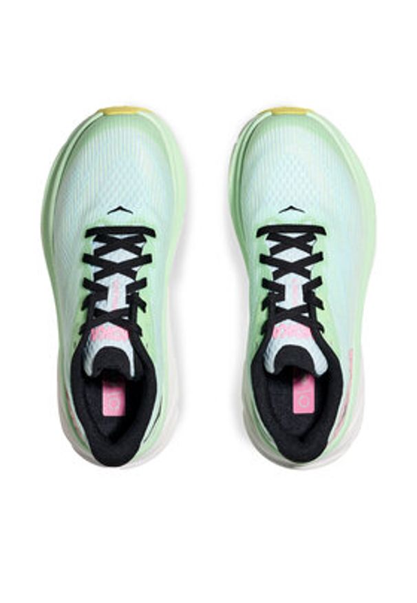 HOKA - Hoka Buty do biegania Clifton 9 1131170 Zielony. Kolor: zielony. Materiał: materiał
