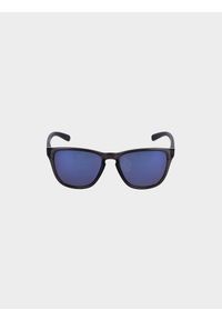 4f - Okulary przeciwsłoneczne z powłoką lustrzaną uniseks - niebieskie. Kolor: niebieski #2