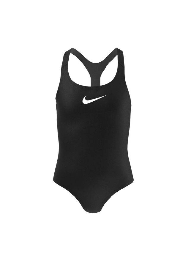 Strój pływacki jednoczęściowy dziecięcy Nike Essential Racerback. Kolor: czarny