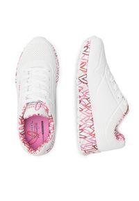 skechers - Skechers Sneakersy 314976L WRPK Biały. Kolor: biały. Materiał: skóra