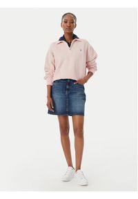 Tommy Jeans Spódnica jeansowa DW0DW22714 Niebieski Straight Fit. Kolor: niebieski. Materiał: bawełna #4