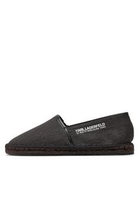 Karl Lagerfeld - KARL LAGERFELD Espadryle KL70119 Czarny. Kolor: czarny. Materiał: materiał