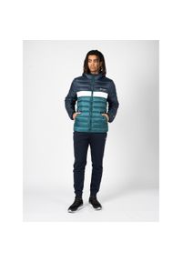 Champion - Kurtka turystyczna męska. Typ kołnierza: kaptur. Kolor: zielony. Materiał: poliester. Sport: turystyka piesza #1