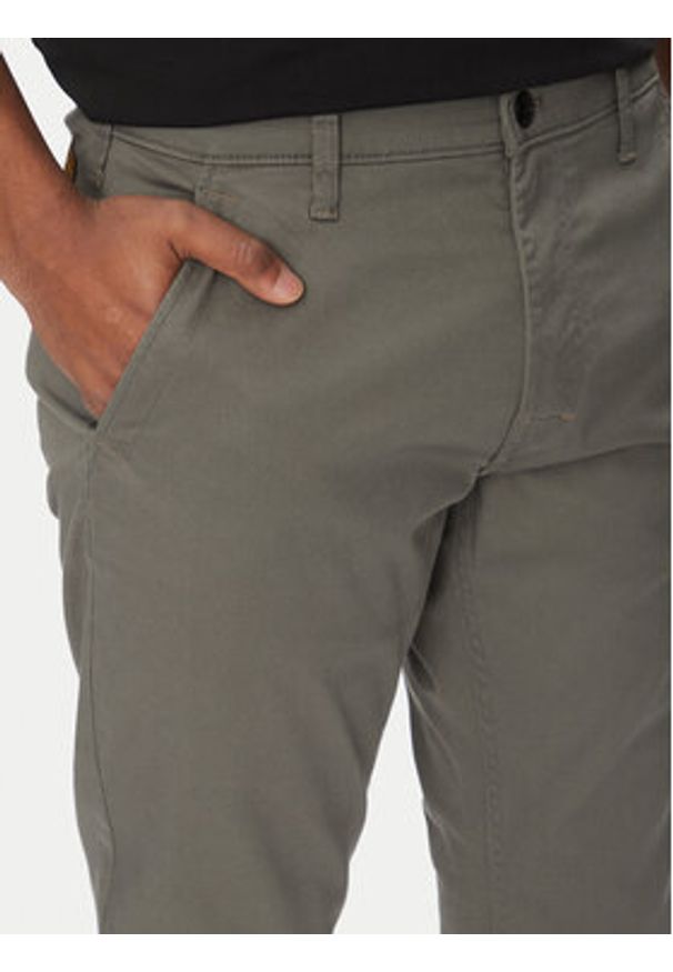 G-Star RAW - G-Star Raw Chinosy Chino 3.0 D25179-C105 Szary Skinny Fit. Kolor: szary. Materiał: bawełna