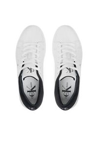Calvin Klein Jeans Sneakersy Classic Cupsole Lowlaceup Lth Wn YW0YW01444 Biały. Kolor: biały. Materiał: skóra #4