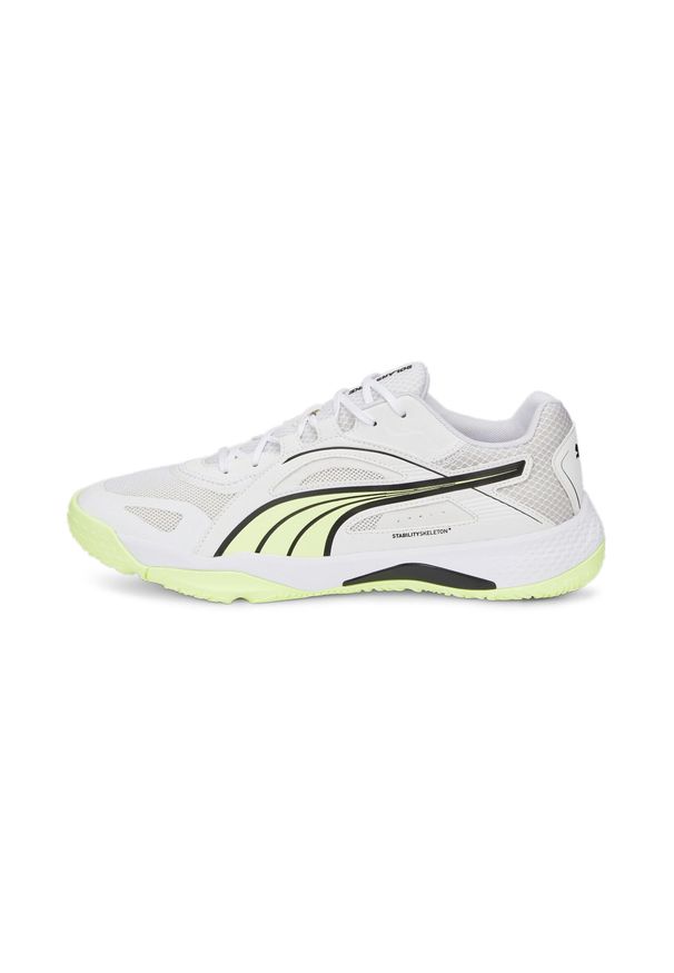 Puma - Buty do piłki ręcznej męskie PUMA Solarstrike II. Kolor: żółty, biały, wielokolorowy, czarny