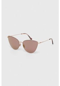 Tom Ford okulary przeciwsłoneczne damskie kolor różowy. Kolor: różowy #5