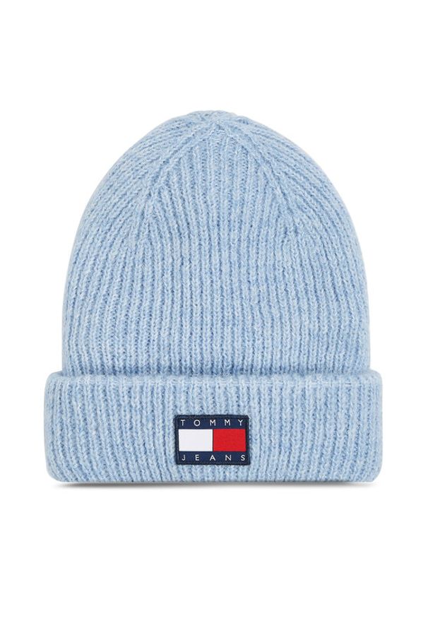 Tommy Jeans Czapka Tjw Soft Ready Beanie AW0AW15464 Niebieski. Kolor: niebieski. Materiał: syntetyk