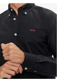 BOSS - Boss Koszula H-Roan 50521996 Granatowy Slim Fit. Kolor: niebieski. Materiał: bawełna