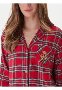 Lauren Ralph Lauren - LAUREN RALPH LAUREN Piżama ILN92457F Czerwony Regular Fit. Kolor: czerwony. Materiał: bawełna
