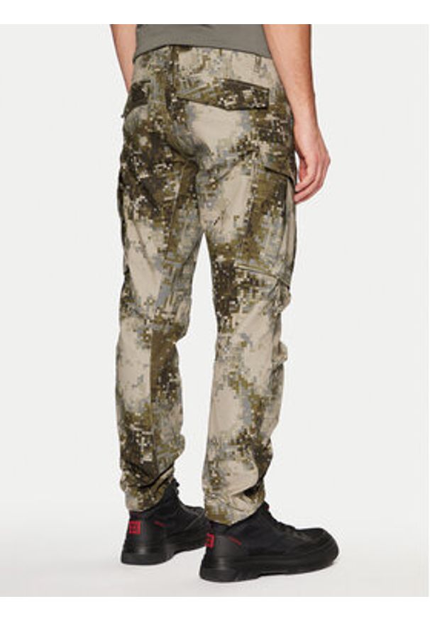 G-Star RAW - G-Star Raw Spodnie materiałowe Rovic 3D D02190 G787 Khaki Tapered Fit. Kolor: brązowy. Materiał: bawełna