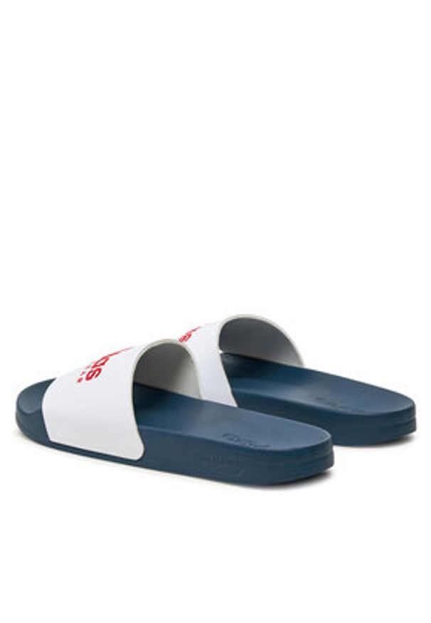 Adidas - adidas Klapki Adilette Shower II0017 Biały. Kolor: biały. Materiał: skóra
