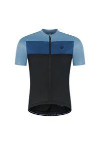 ROGELLI - Koszulka rowerowa męska Rogelli Core Block. Kolor: czarny