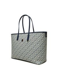 TOMMY HILFIGER - Tommy Hilfiger Torebka AW0AW17379 Niebieski. Kolor: niebieski. Materiał: skórzane