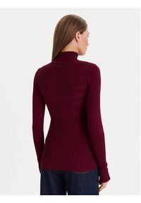 Morgan Golf 132-MENTOS.M Fioletowy Slim Fit. Typ kołnierza: golf. Kolor: fioletowy. Materiał: wiskoza #5