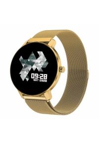 Bemi - Smartwatch BEMI Ari Złoty. Rodzaj zegarka: smartwatch. Kolor: złoty. Styl: sportowy #1