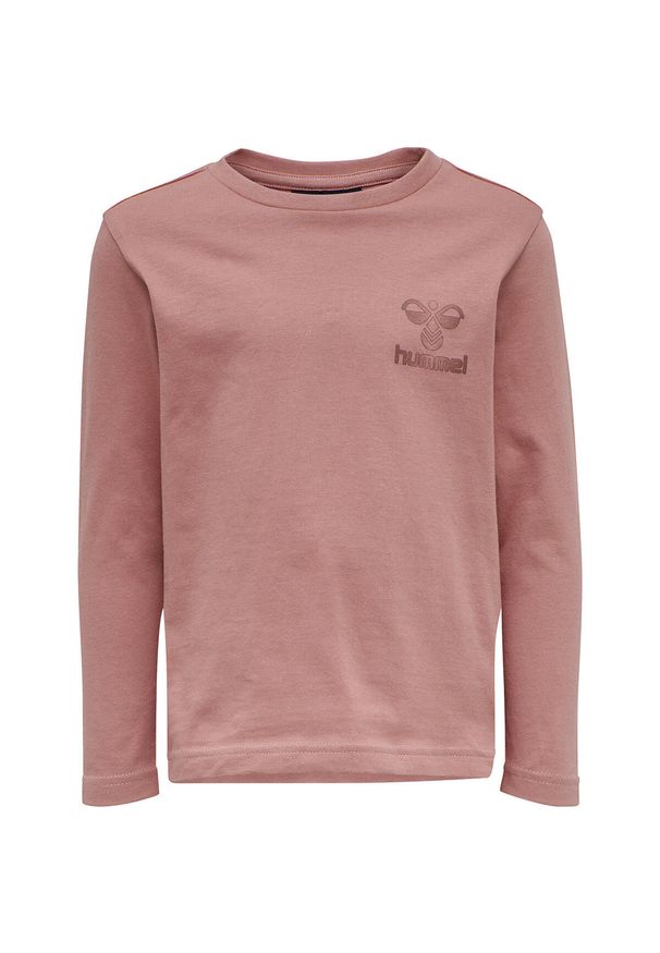 Dziecięca koszulka z długim rękawem Hummel hmldrei. Okazja: na co dzień. Kolor: różowy. Długość rękawa: długi rękaw. Długość: długie. Styl: casual, sportowy